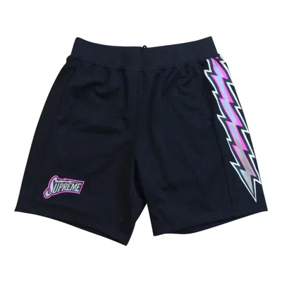 Pre-owned Supreme S/s 2018  Bolt Shorts In Black