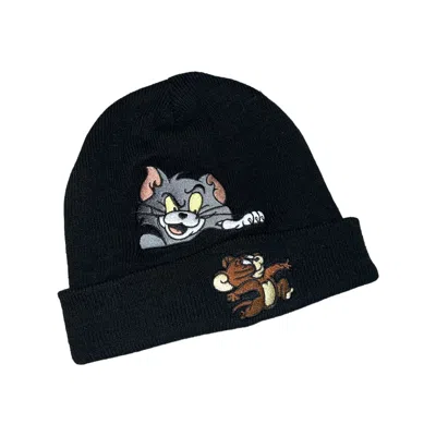 Pre-owned Supreme Ss16 Tom And Jerry Beanie In Black