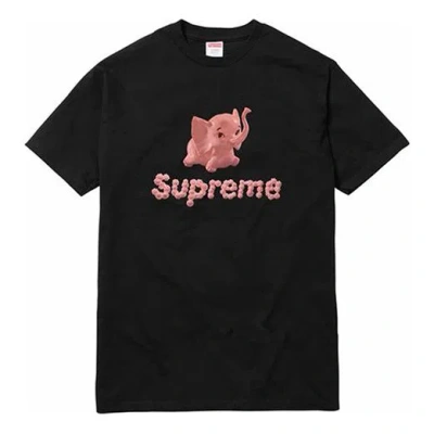 Supreme Ss17 Elephant Tee Black Small Short Sleeve Unisex