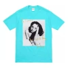 Supreme Ss17 Sade Tee Aqua Character Printing Short Sleeve Unisex Blue