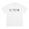 Supreme Ss18 Rocks Alphabet Logo Short Sleeve Unisex Gray In White