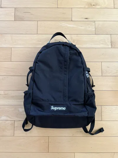Pre-owned Supreme Ss18 Backpack In Black