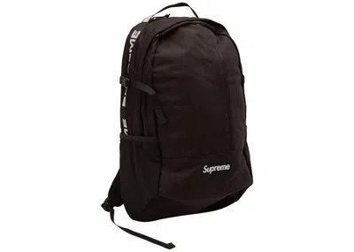 Pre-owned Supreme (ss18) Backpack In Black