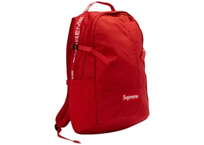 Pre-owned Supreme (ss18) Backpack In Red