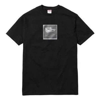 Supreme Ss18 Chair Tee Black Printing Short Sleeve Unisex