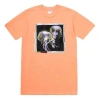 Supreme Ss18 Jellyfish Tee Peach Printing Short Sleeve Unisex Pink In Orange
