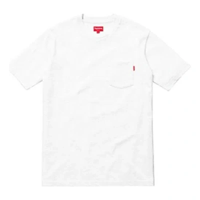 Supreme Ss18 Pocket Tee White Short Sleeve Unisex