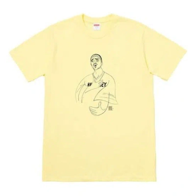 Supreme Ss18 Prodigy Pale Yellow Tee