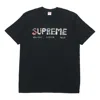 Supreme Ss18 Rocks Tee Black Alphabet Logo Short Sleeve Unisex