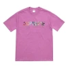 Supreme Ss18 Rocks Tee Light Purple Logo Tee