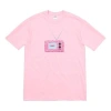 Supreme Ss18 Tv Tee Light Pink Printing Short Sleeve Unisex