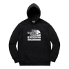 Supreme Ss18 X The North Face Metallic Hooded Sweatshirt Black