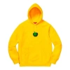 Supreme Ss19 Apple Hooded Sweatshirt Yellow