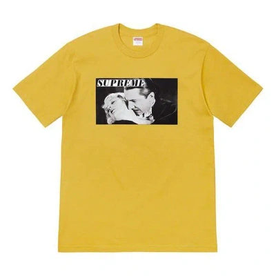 Supreme Ss19 Bela Lugosi Tee Vampire Short Sleeve Unisex Yellow