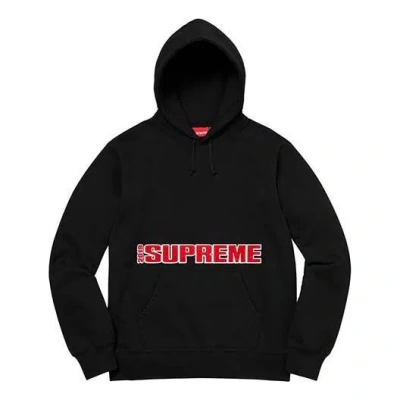 Supreme Ss19 Blockbuster Hooded Sweatshirt In Black