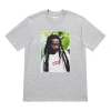 Supreme Ss19 Buju Banton Tee Reggae Character Printing Short Sleeve Unisex Gray