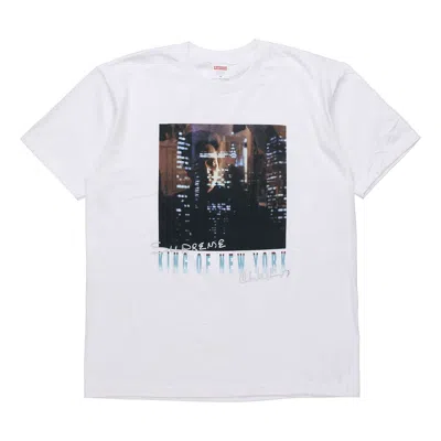 Supreme Ss19 Christopher Walken King Of New York Tee White