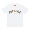Supreme Ss19 City Arc Tee White Embroidered Logo Short Sleeve Unisex