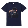 Supreme Ss19 Creeper Tee Navy Frankenstein Printing Short Sleeve Unisex Navy Blue