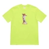 Supreme Ss19 Cupid Tee Neongreen Angel Printing Short Sleeve Unisex Red Green
