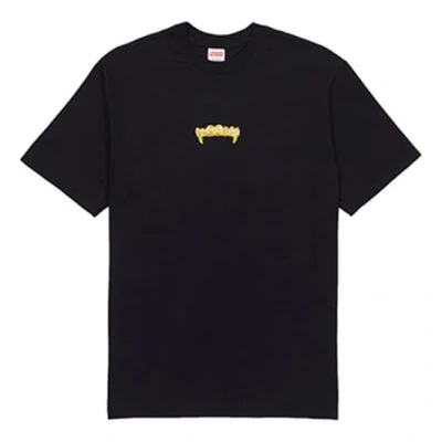 Supreme Ss19 Fronts Tee Black Short Sleeve Round Neck Unisex
