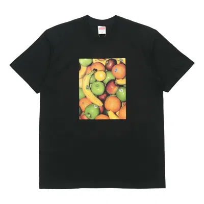 Supreme Ss19 Fruit Tee Black Casual Short Sleeve Unisex
