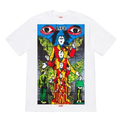 Supreme Ss19 Gilbert George Life White Tee