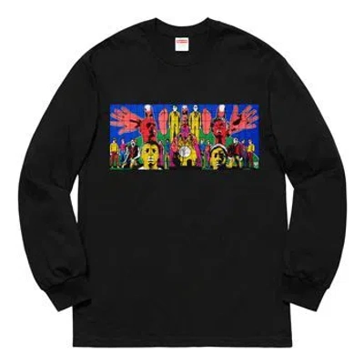 Supreme Ss19 Gilbert X George Death After Life L/s T-shirt 'black'