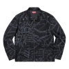 Supreme Ss19 Gonz Map Work Jacket Pattern Zipper Unisex Black