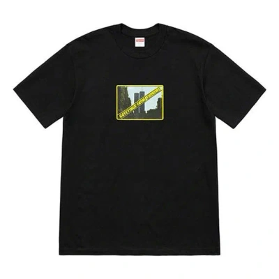 Supreme Ss19 Greetings Tee Printing Short Sleeve Unisex Black