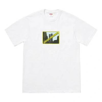 Supreme Ss19 Greetings Tee Printing Short Sleeve Unisex White