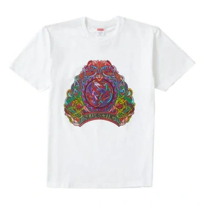 Supreme Ss19 Knot Tee White Totem Printing Short Sleeve Unisex