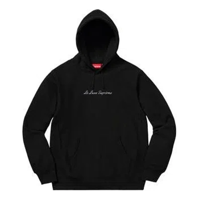 Supreme Ss19 Le Luxe Hooded Sweatshirt Black