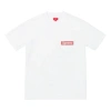 Supreme Ss19 Mesh Stripe Pocket White Tee
