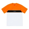 Supreme Ss19 Piping Practice Ss Top Logo Tee In Orange