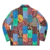 Supreme Ss19 Reversible Patchwork Quilted Jacket 'black' In Blue