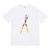 Supreme Ss19 Shears Tee Large Scissors Printing Short Sleeve Unisex White