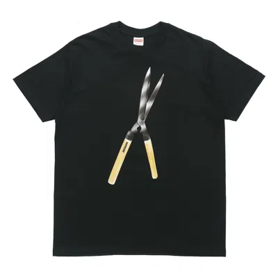 Supreme Ss19 Shears Tee Large Scissors Short Sleeve Unisex Black