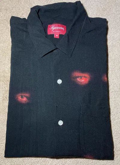 Pre-owned Supreme Ss19  Eyes Cherry Black Red Lips Kiss Sex 2019 Shirt