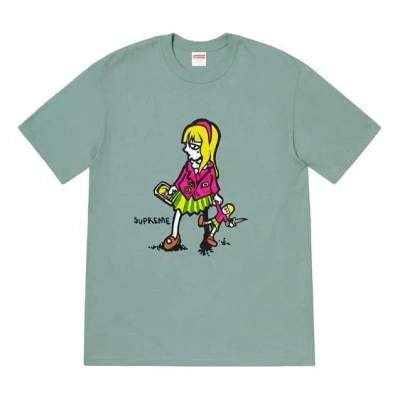 Supreme Suzie Switchblade Graphic-print T-shirt In Green