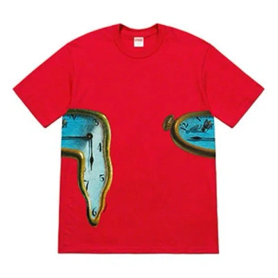 Supreme Kids'  Ss19 The Persistence Of Memory Red Tee