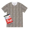 Supreme Ss19 X Hanes Leopard Tagless S (2 Pack) Tee In Gray