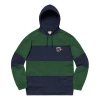 Supreme Ss19 X Nike Stripe Hooded Sweatshirt 'blue' In Green