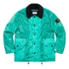 Supreme Ss19 X Stone Island New Silk Light Jacket In Green