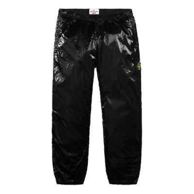 Supreme Ss19 X Stone Island New Silk Light Pant Black