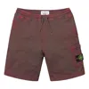 Supreme Ss19 X Stone Island Sweatshort Crossover Cargo Unisex Brick Red Shorts In Burgundy