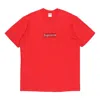 Supreme Ss19 X Swarovski Box Logo Tee Bogot In Red