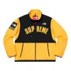 Supreme Ss19 X The North Face Arc Logo Denali Fleece Jacket Yellow In Orange
