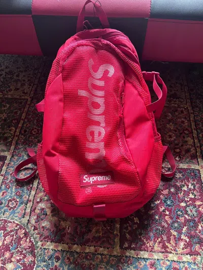 Pre-owned Supreme Ss20 Backpack Red
