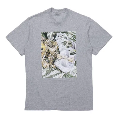 Supreme Ss20 Money Printing Short Sleeve Unisex Gray